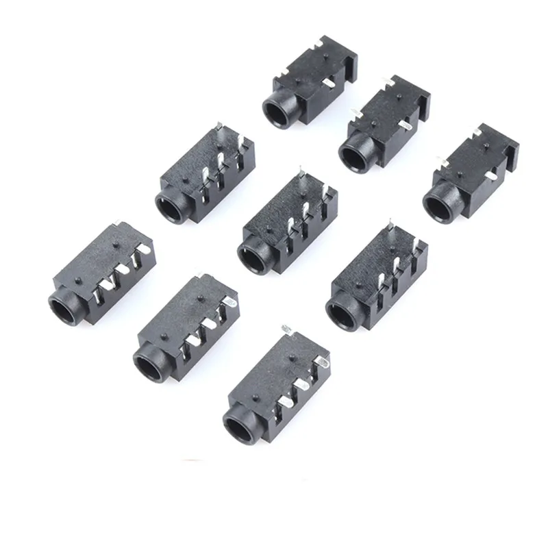 10PCS 3.5 headphone jack audio jack PJ-320D PJ-320A PJ-320B 3pin 4 pin SMD MP3 Accessories PJ320D/320A/320B