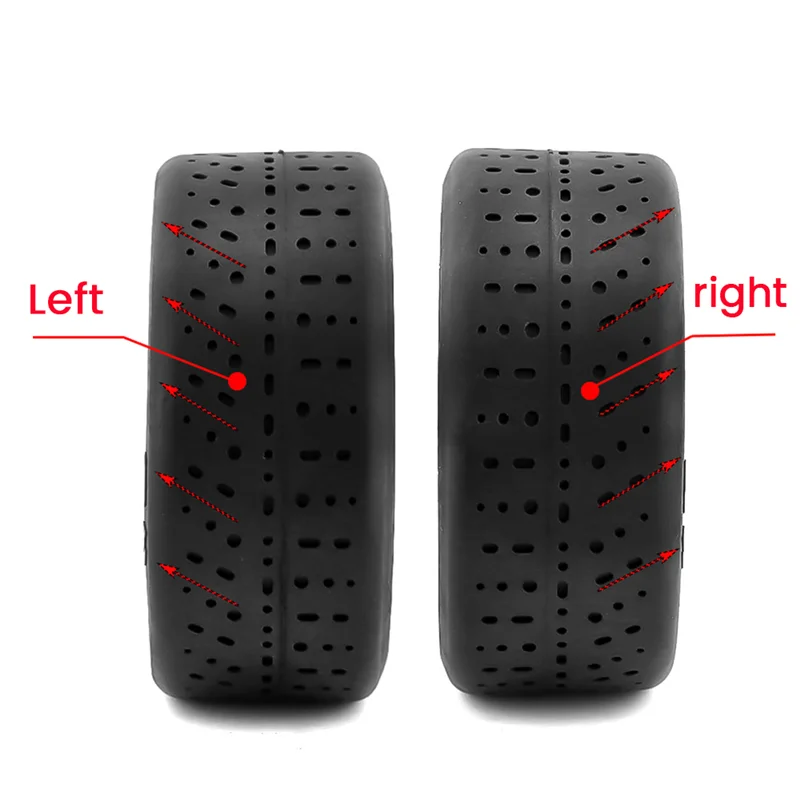

Ingenious 4Pcs Plastic Wheel Rubber Tire for ARRMA 1/7 INFRACTION 6S F1 LIMITLESS RC Car,Black Delicate texture