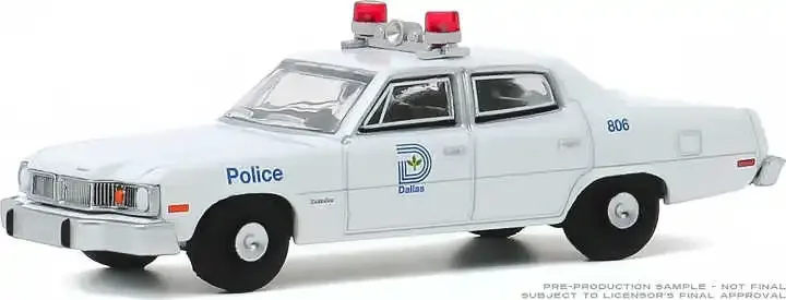 1:64  1974 AMC Matador Bullfighter Police Car  Diecast Metal Alloy Model Car Toys For  Gift Collection