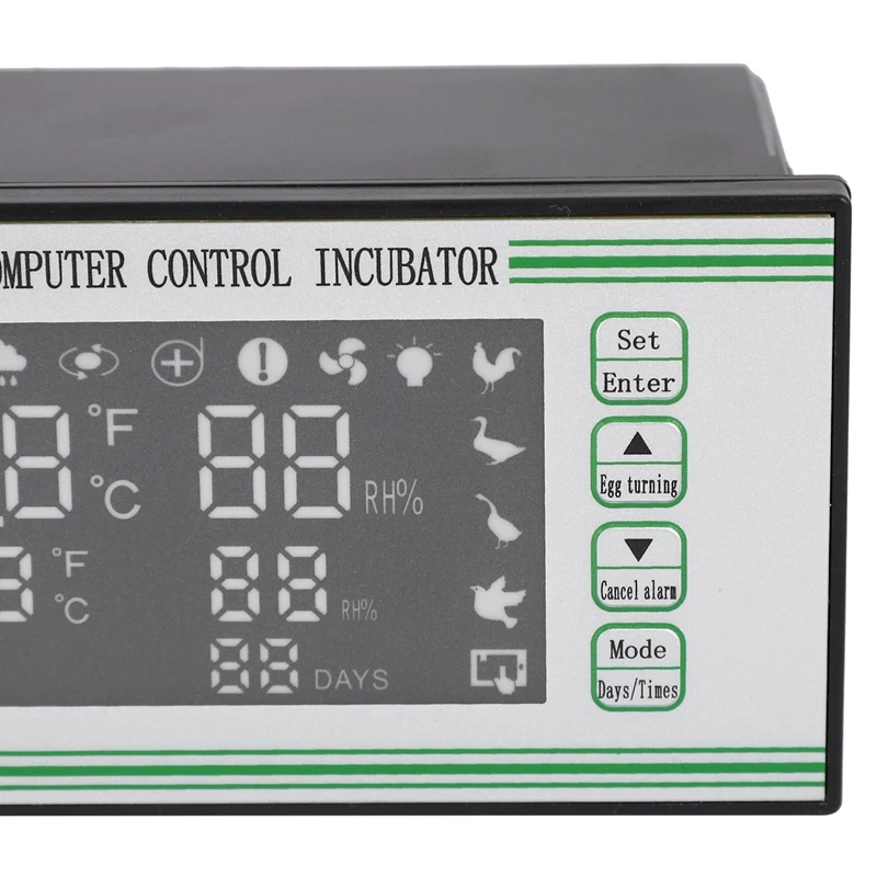 Imagem -02 - Egg Incubadora Controlador Termostato Higrostato Controle Automático Completo Xm18s