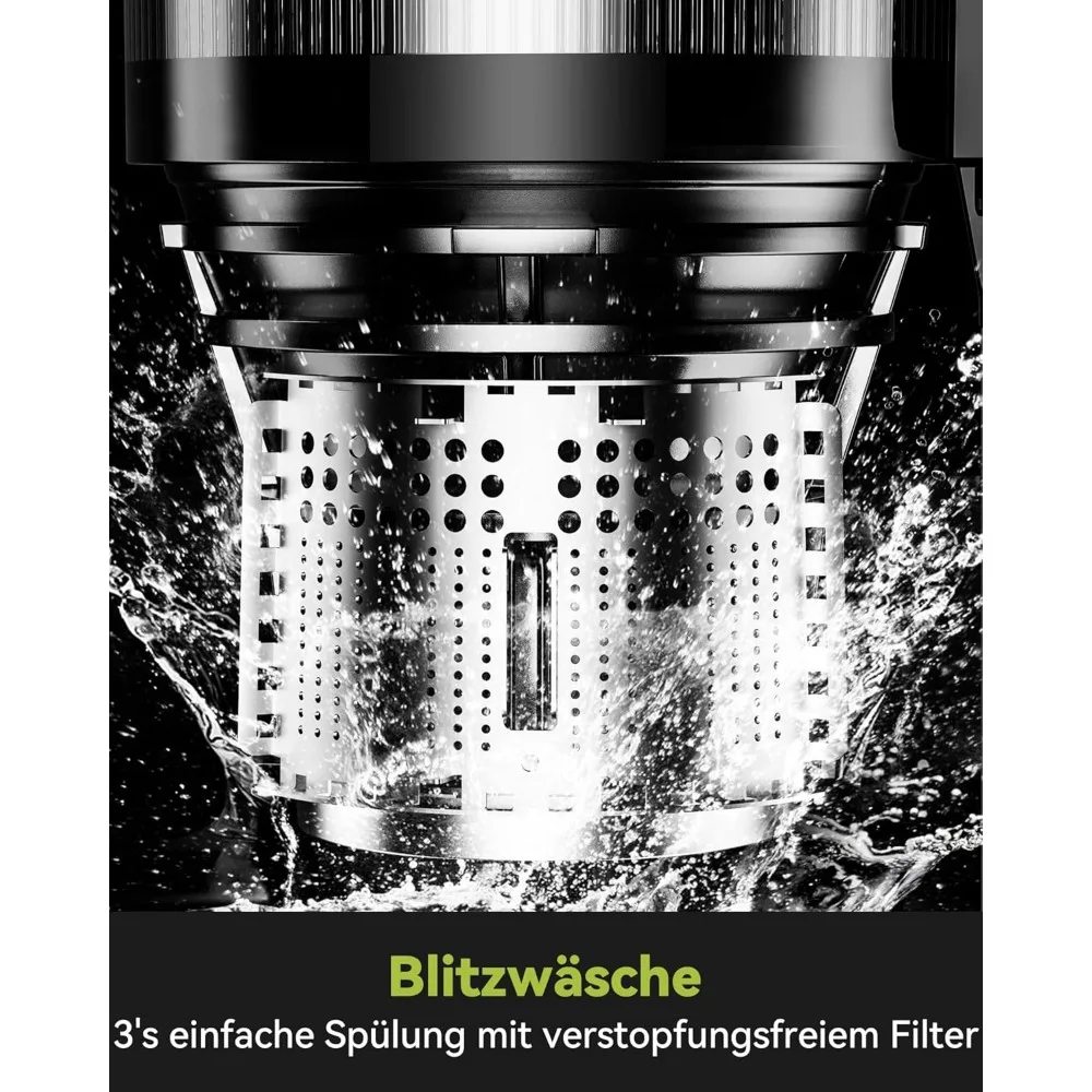LINKChef Schnellreinigungs Entsafter، NO-Prep Entsafter Gemüse und Obst