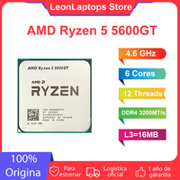 AMD Ryzen 5 5600GT NEW R5 5600GT 3.6GHz 6-Core 12-Thread 65W 7NM DDR4 CPU Integrated Graphics L3=16M L2=3M Socket AM4 but no fan