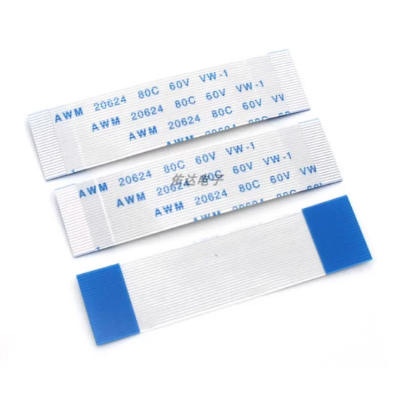 AWM 20624 80C 60V VW-1 FFC FPC Flat flexible cable 0.5MM 4 5 6 8 10 12 14 16 18 20 22 24 26 28 30 32 34 36 38 40 45 50 54 60 Pin - view 3