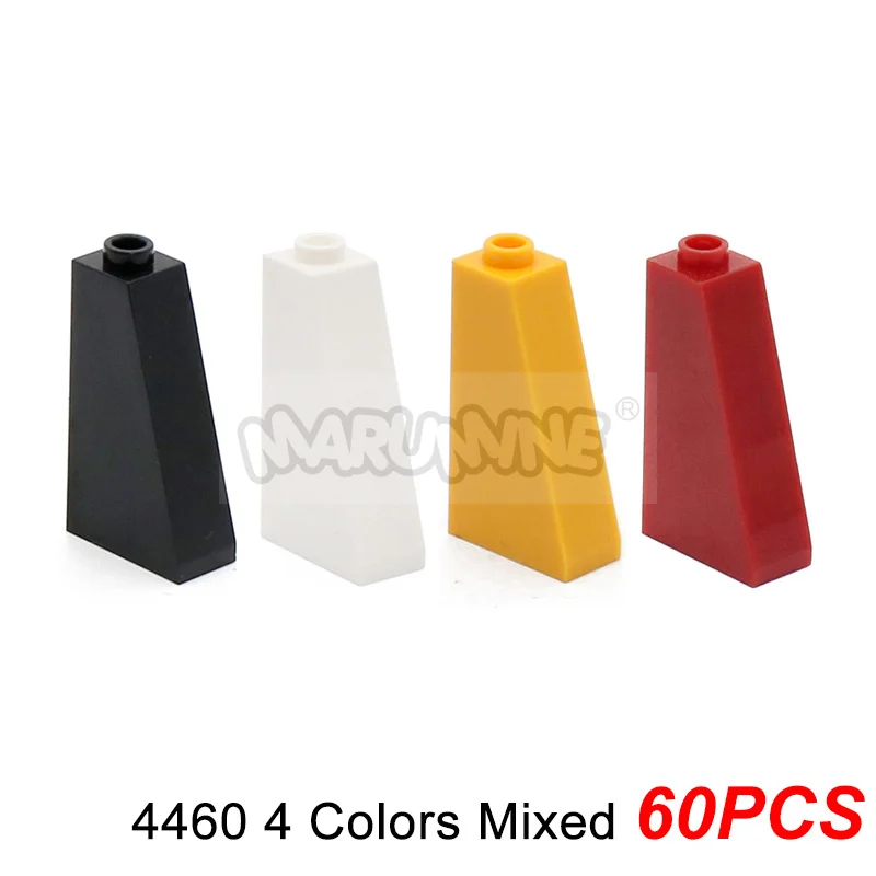 บล็อก MOC แบบลาดเอียง 1x2 2x4 2x3 ตัวต่อ DIY สำหรับสร้างบ้านเมือง หลังคา ใช้ร่วมกับ 3037 3040 4286 4460 60481 3676 2449