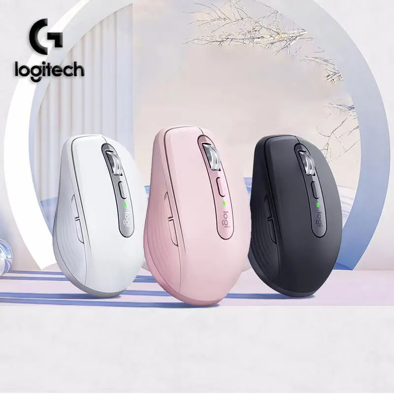 

Двухрежимное соединение Logitech MX Anywhere 3S + механические кнопки, совместимые с компьютерами/планшетами/телевизорами, плавная работа