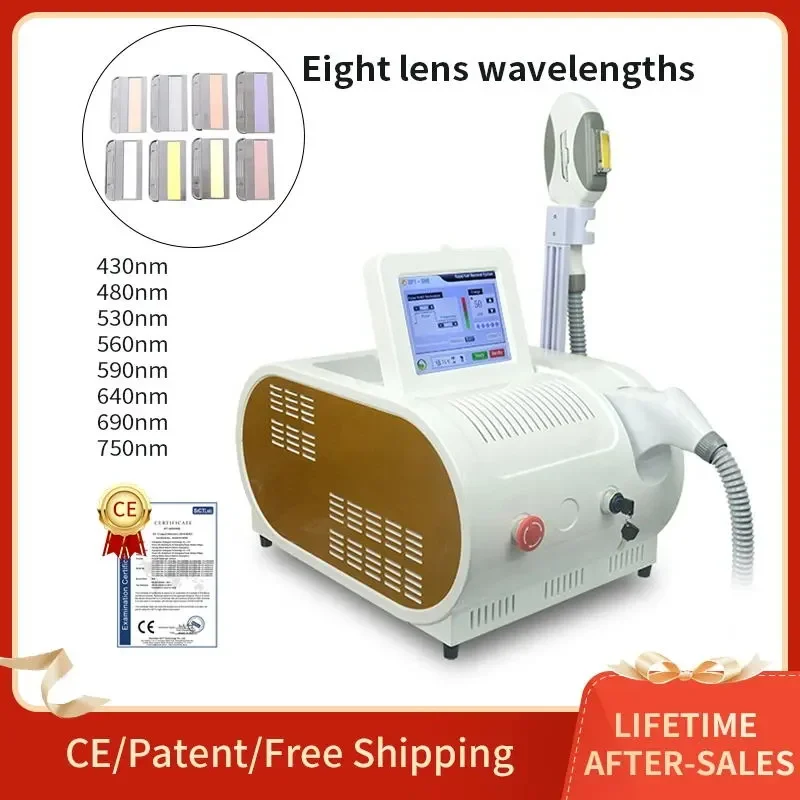 

High Quality IPL Hair Removal Laser Machine Intense Pulsed Light & OPT E-light Technology Epilator Beauty Machine Professional