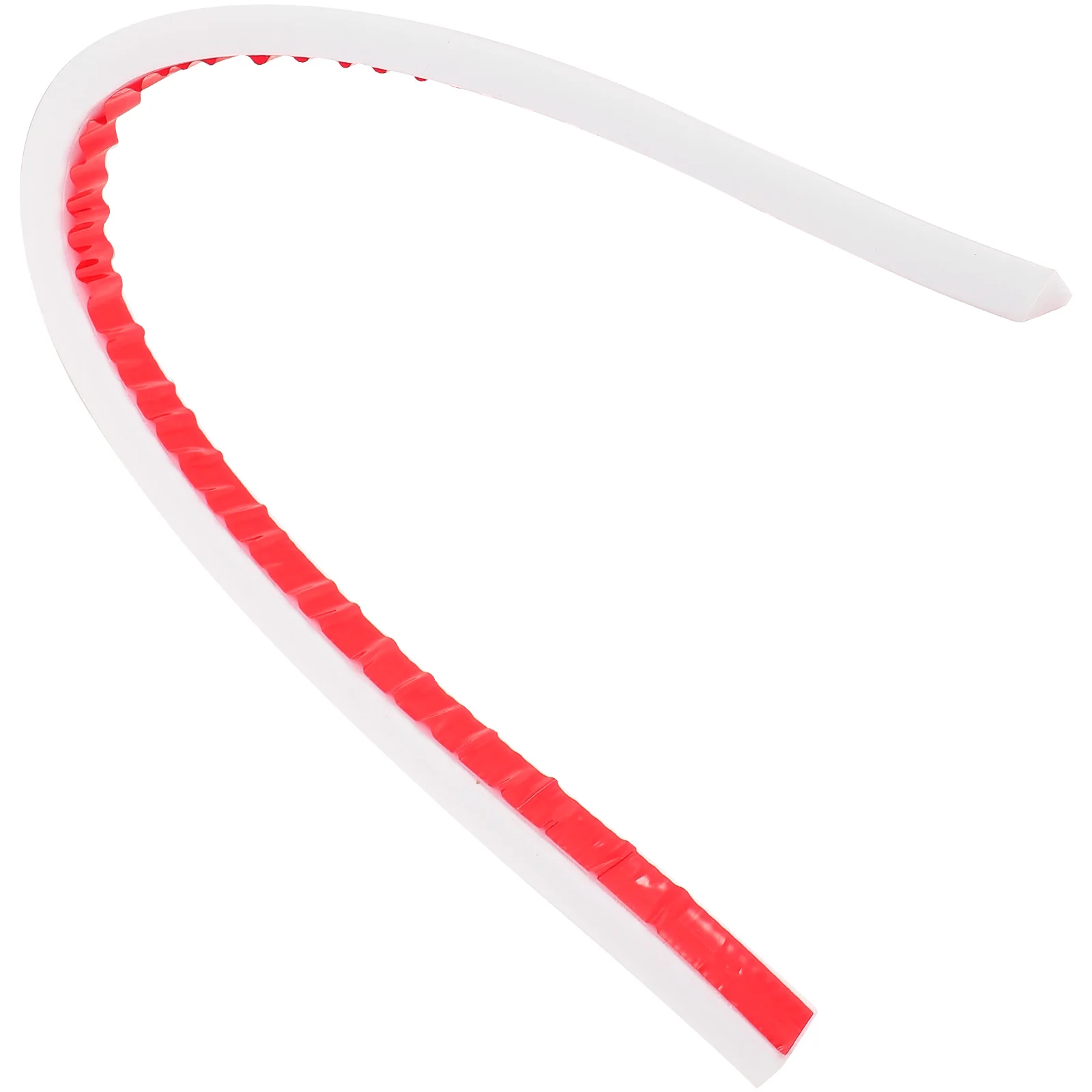 

Silicone Water Dam Strip Splash Guard for Shower Bathtub Floor Barrier White Small Lightweight Waterproof Seal Blocker