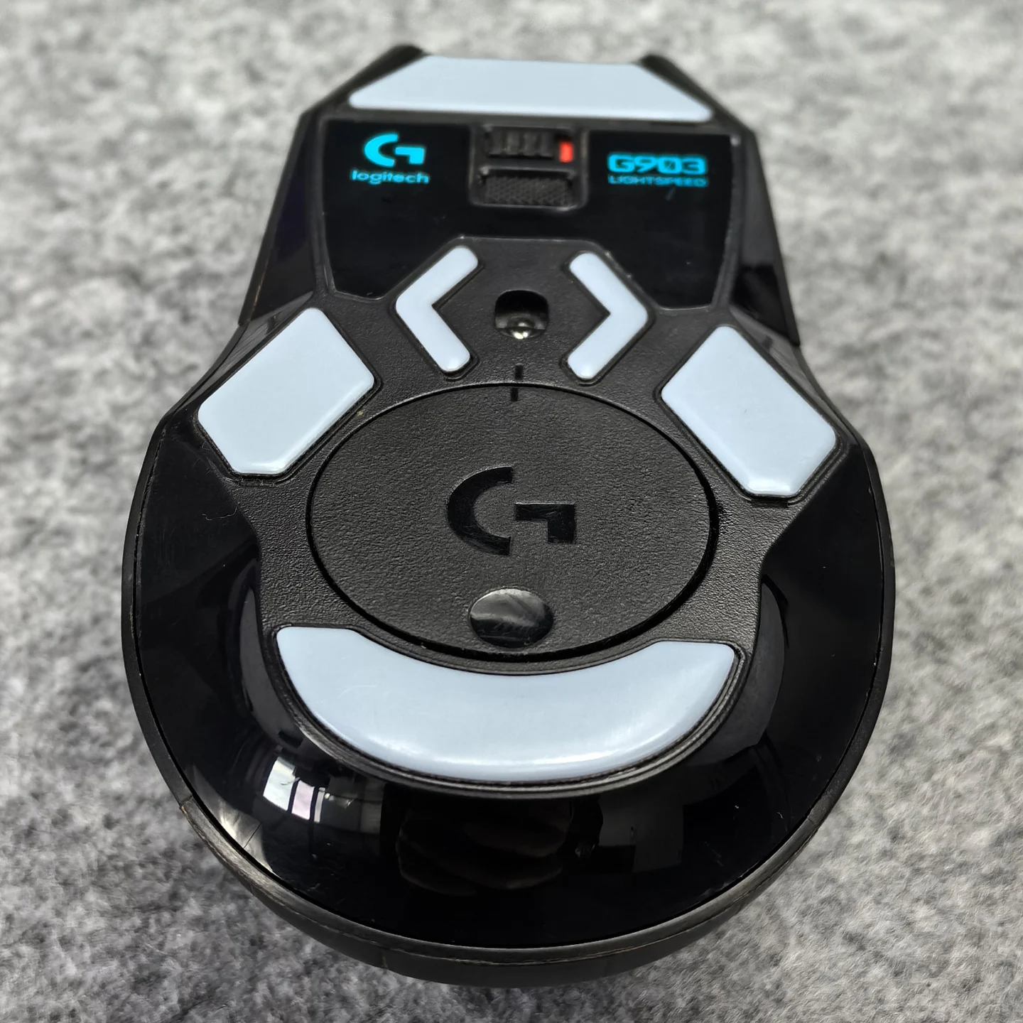 UnusualWaySports Mouse Skates Feet G903 Hero Cambered Surface PTFE Anti Collapse Magic Ice Silver Fox