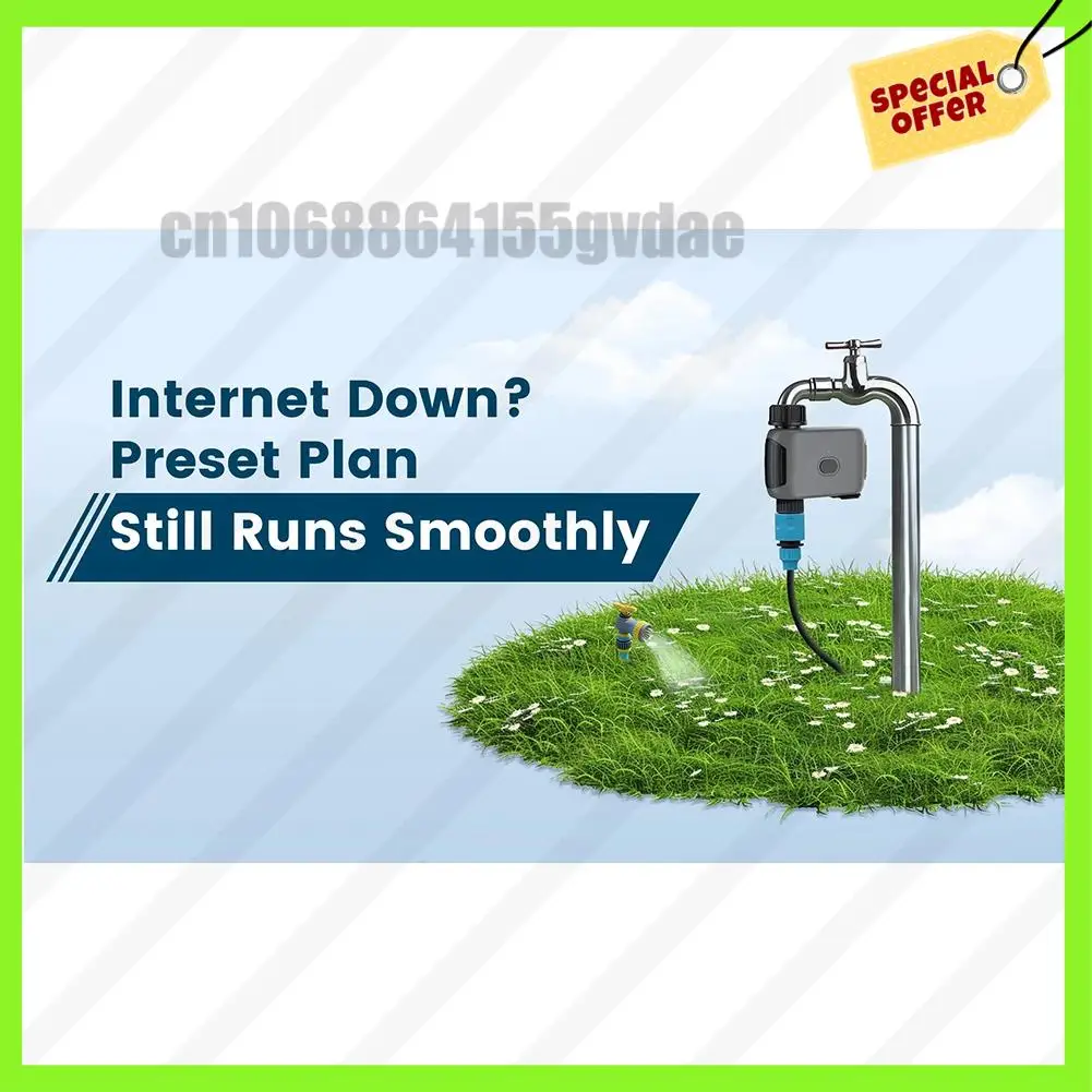 

-A61K Wifi Smart Water Timer Hose Sprinler Controller For Garden Drip Irrigation System No Hub Needed