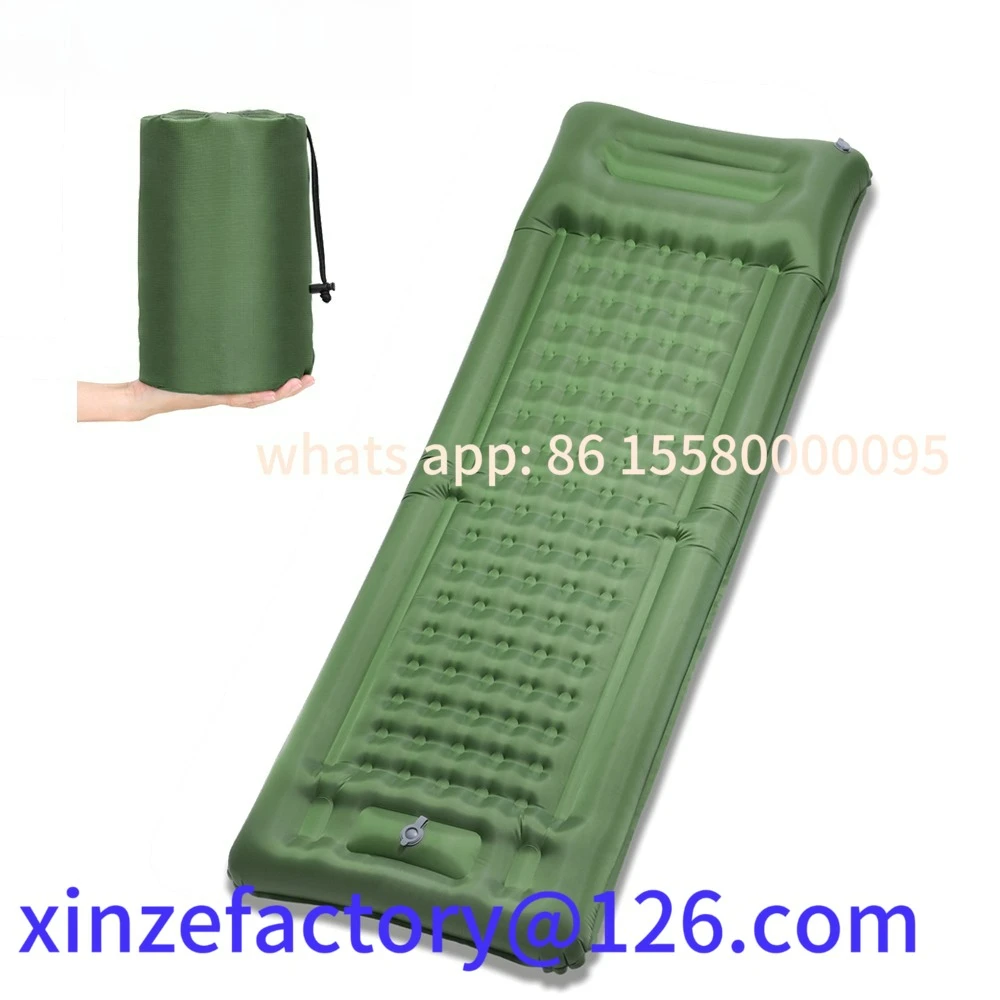 

Be suitable for Inflatable Sleeping Pad Extra Thick 4In Self-inflating Mats Air Mattress w Built-in Pump