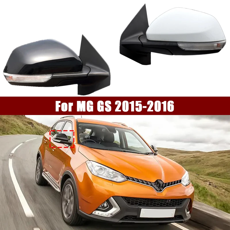 

6/8PIN Car Rearview Mirror Assembly For MG GS 2015 2016 Heated Electric Adjust Electric Folding Rear Mirror
