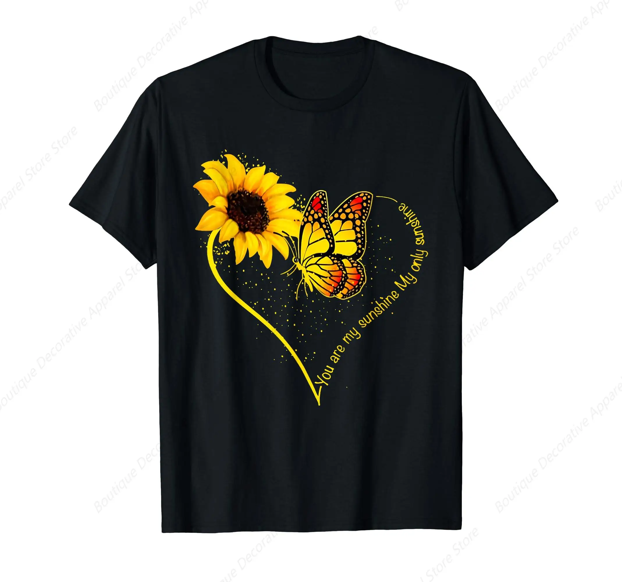 

Butterfly You Are My Sunshine My Only Sunshine Sunflower T-Shirt