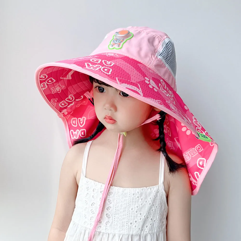 sunshade hat baby hat summer sun hats children\'s hats visor hat Baby Sun hat children Breathable materiall for kids Summer hat