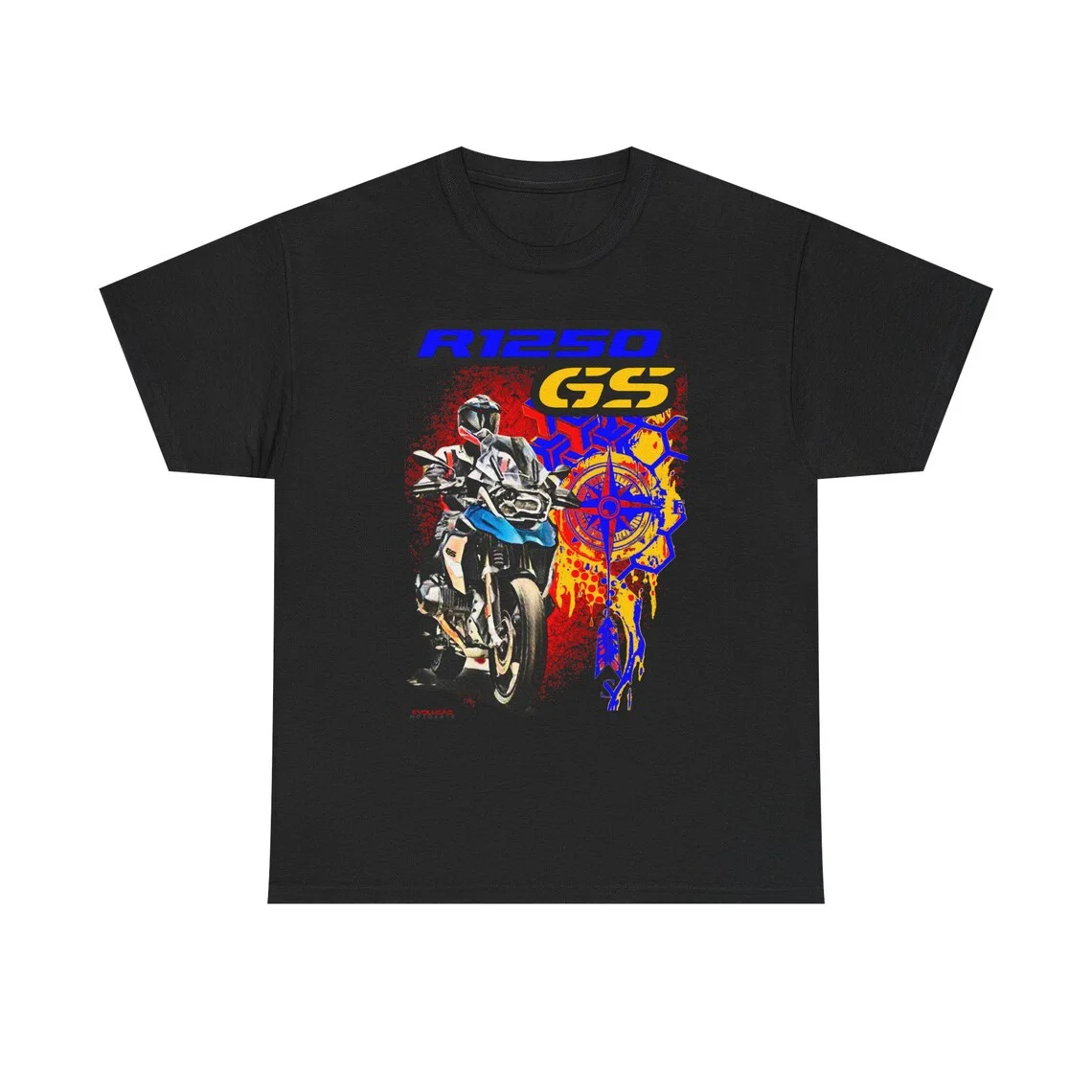 

Man summer R 1250 GS T Shirt The Explorer's Compass Motorcycle Tee For Biker Fans Windrose Rider Top Adventure Moto R1250GS