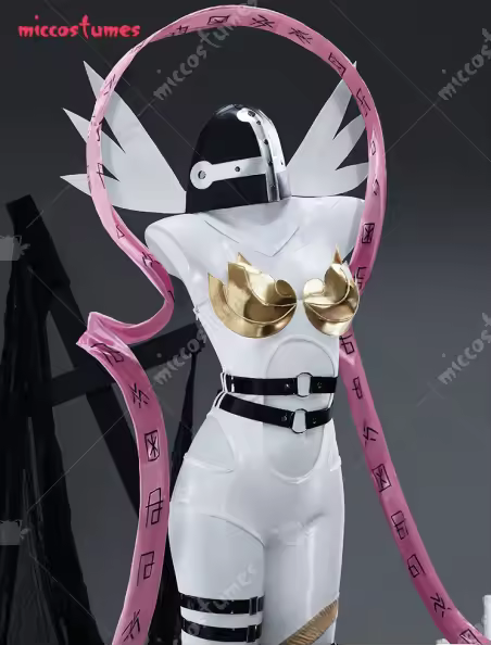 Miccostumes Women's Angel Cosplay Costume Upgraded Bodysuit with Helmet and Women Pibo Halloween Cosplay Costume - AliExpress