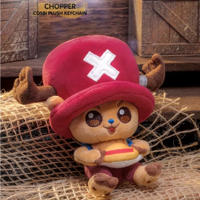 Hot Toys Cosbi Official One Piece Toys Toys Chopper Cosbi Plush Doll Blind Box Pendant Cute Anime Figure Birthday Girl Gift