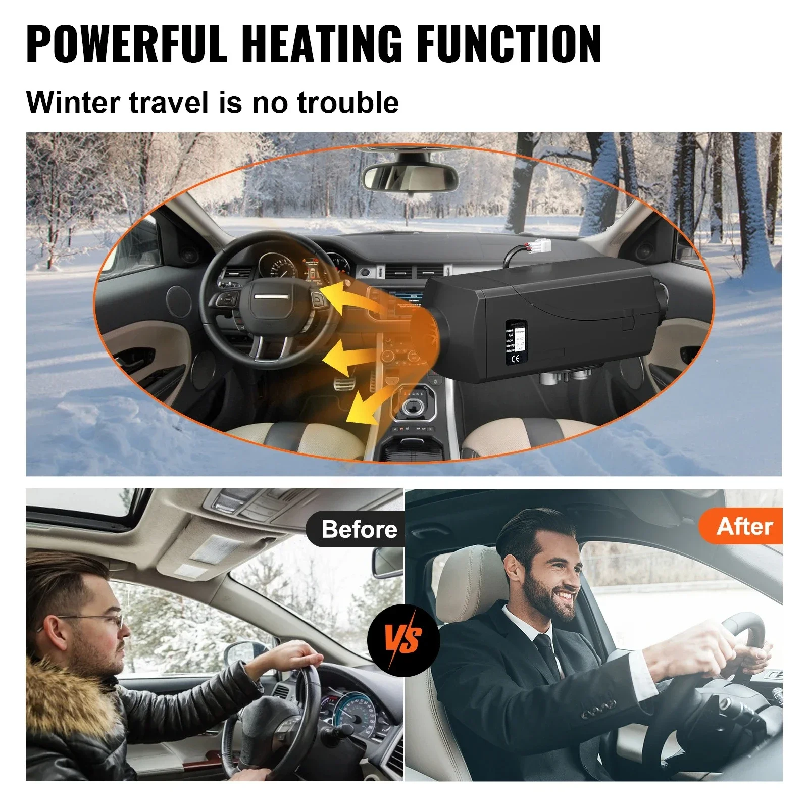 5KW Car Heater 12V Air Diesel Heater For Bus Auto Boats Yacht Motorhome Trailer Trucks 5000W Air Diesel Parking Heater