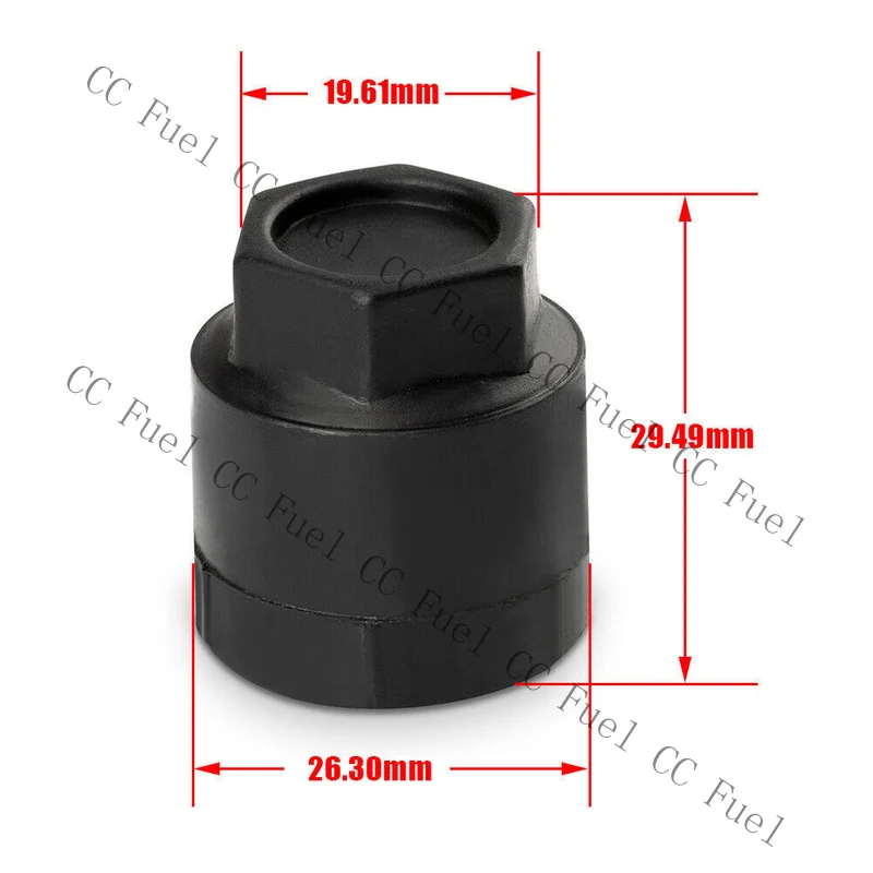 C+ 20PCS Wheel Lug Nut Cap Black for Chevrolet Camaro RS GMC Sonoma Buick Pontiac view 2