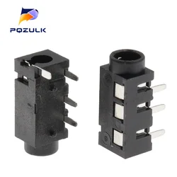 20PCS PJ-320A Headphone Socket 3.5MM Caliber DIP 4Pin Audio Socket PJ320 Headphone Connector