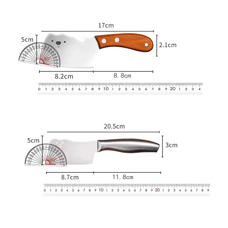 Mini stainless steel kitchen knife Household knife, outdoor fruit cutting knife chef special multi-functional small knife