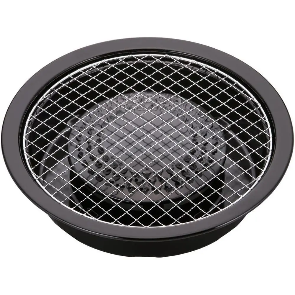 

Korean Cookware Aburi Stove Top Grill Pan, Black, (CB-P-AM3)