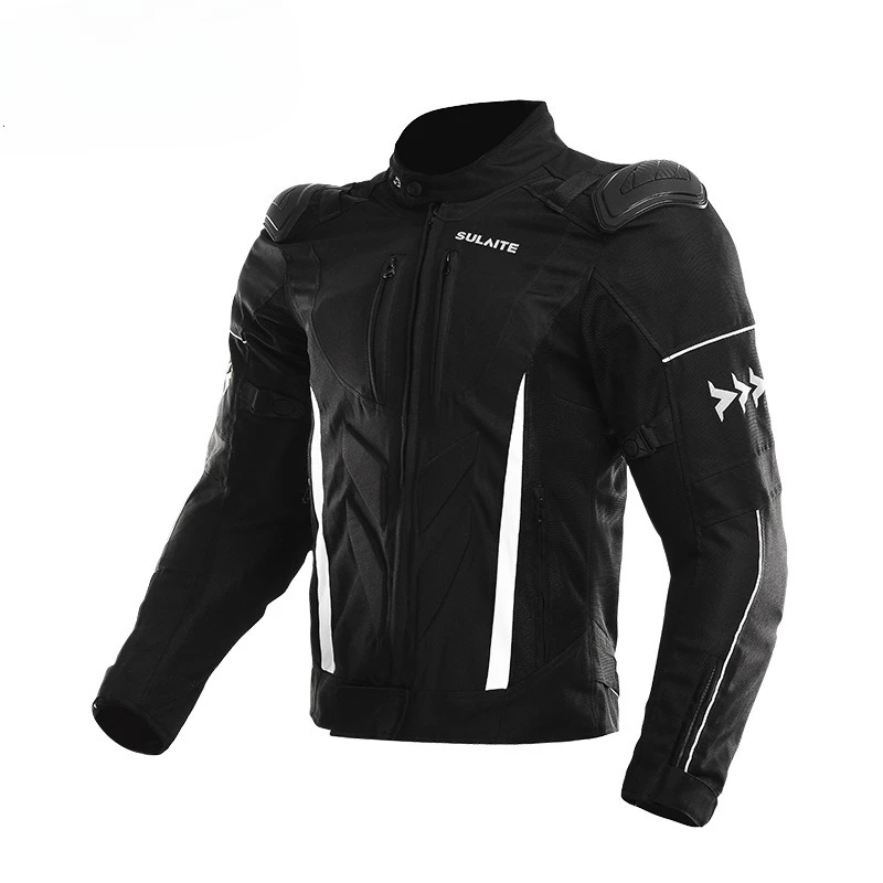 

2025 Summer breathable motorcycle riding suit, road protection racing suit, men's jacket set, motorbike gear.