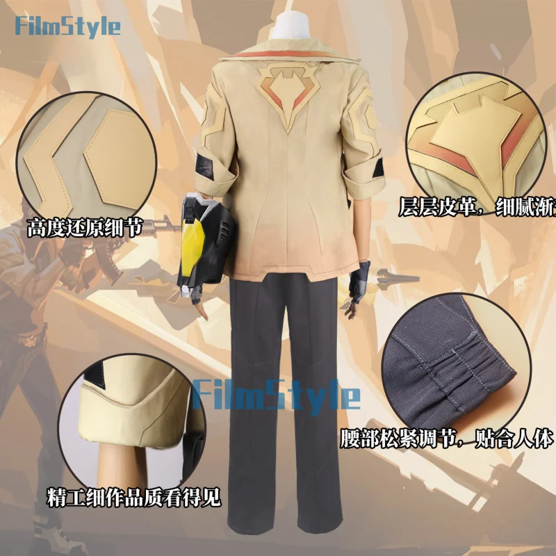 

Tejo Cosplay Costume Game VALORANT Uniform Halloween Carnival Party Christmas Play Role Clothes Clothing