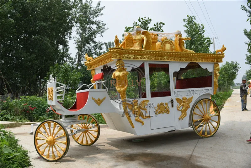 結婚式用の電動馬車,高級品,販売用コーチ,カスタマイズ可能
