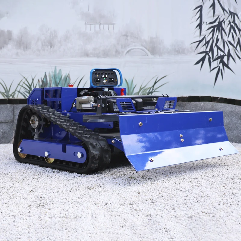 Customized Mini Robot with Snow Shovel - Remote Control 550mm Cutting Width Lawn Mower