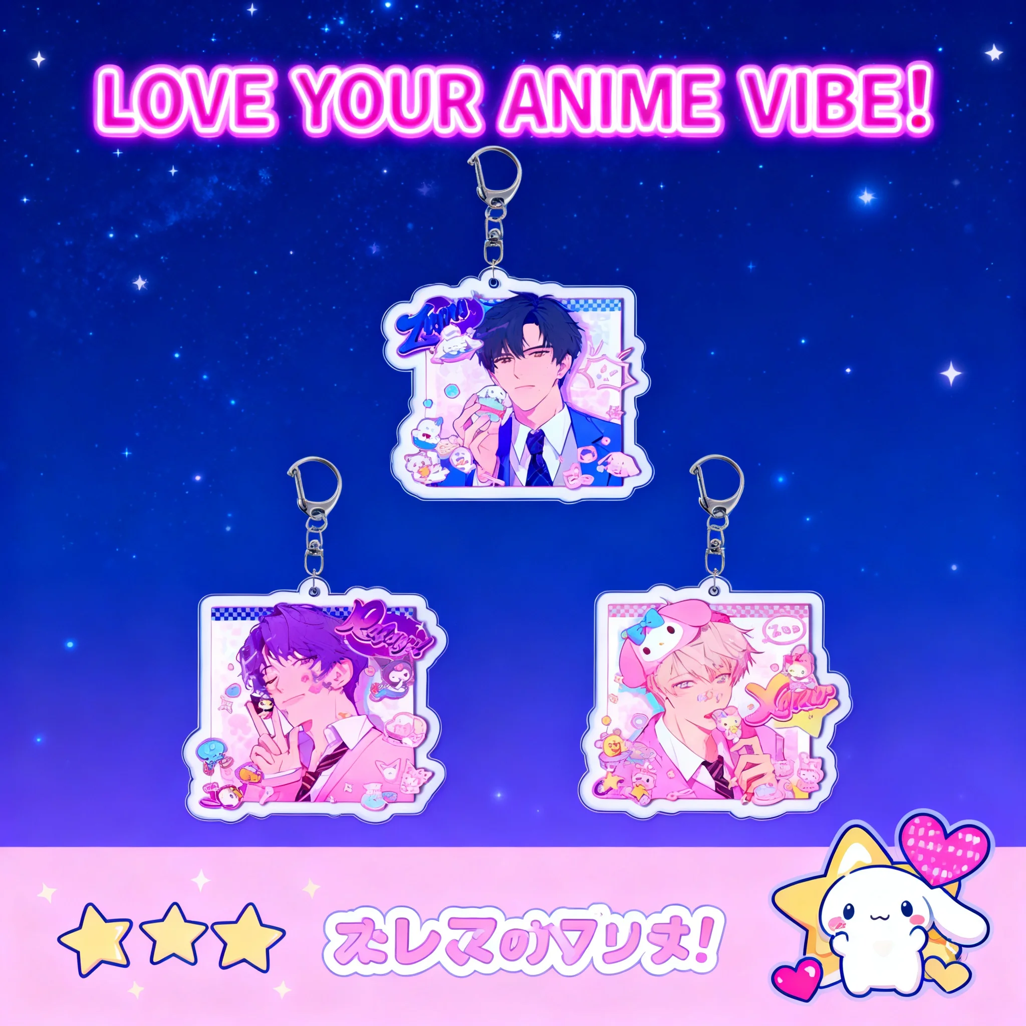 Chaveiro de Acrílico Shen Xinghui Li Shen Lian Shen, Pingente de Personagem, Artigo de Jogo, Design em Camadas, Coleção para Fãs, Em Estoque