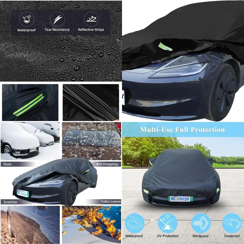 

Автомобильный чехол для Tesla Model 3, индивидуальный крой, водонепроницаемый, всепогодный, полностью внешний, защита от дождя, снега, ультрафиолета, с дверной молнией Char