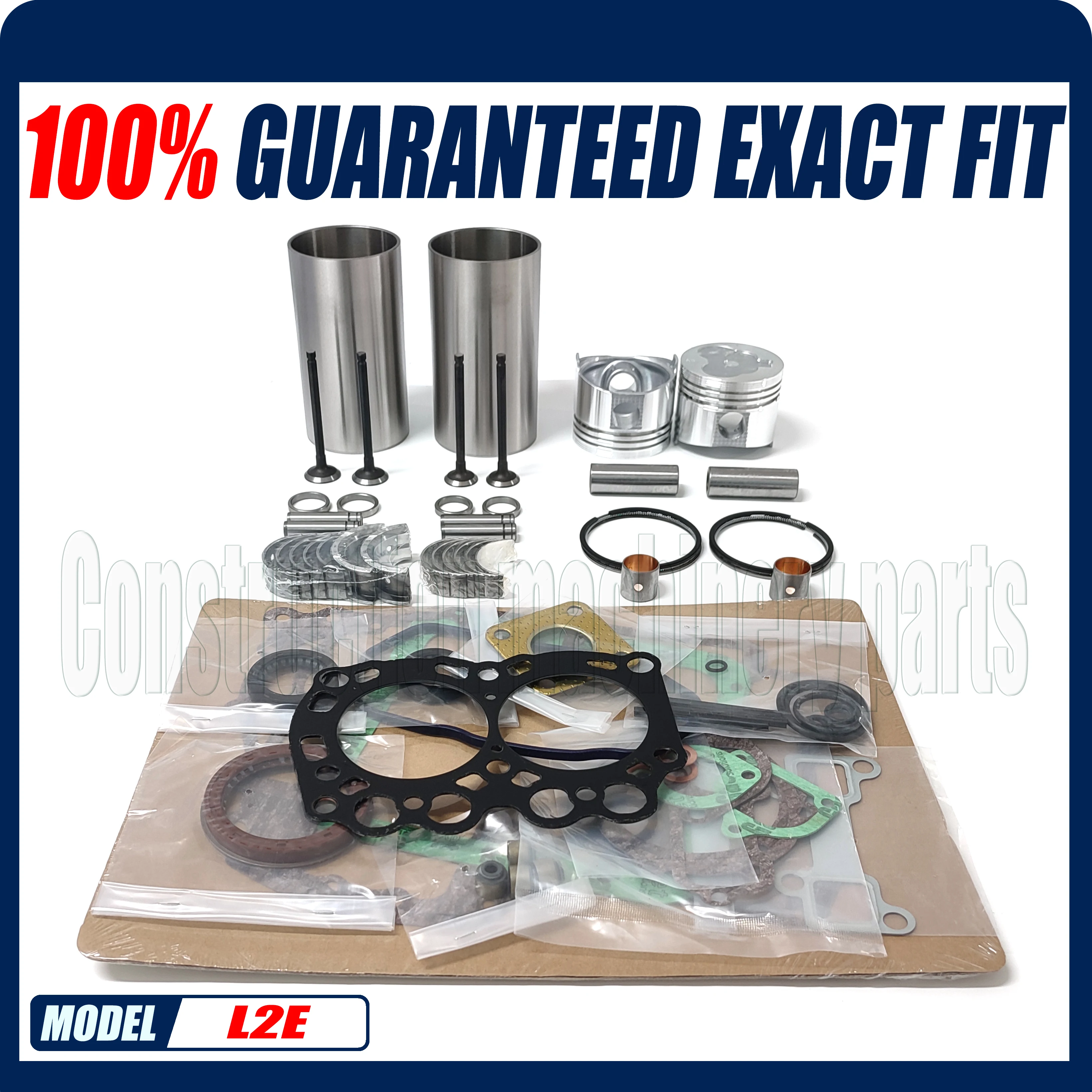 Engine Rebuild Kit With Piston Rings Engine Valve Bearings Gasket Set For Mitsubishi L2E