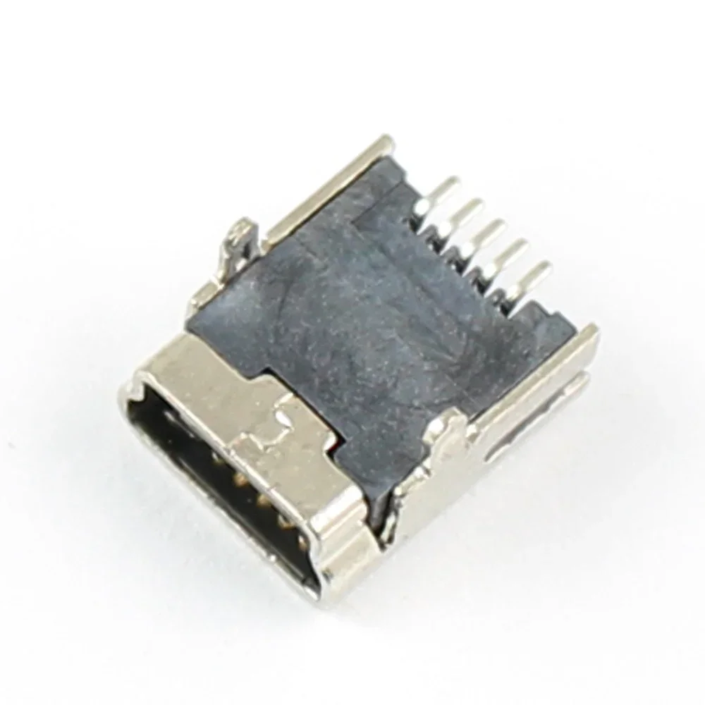 

50 шт Mini USB 5 Pin 5 P Female SMT SMD гнездо разъема ПП 2 ноги