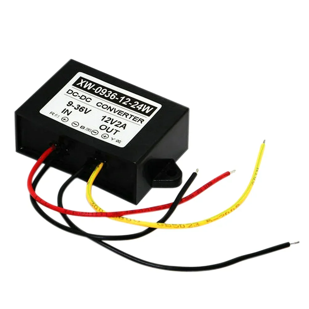 DC 9V / 36V To 12V 2A 24W Step Up/Down Car Power Supply Converter Regulator Waterproof Module