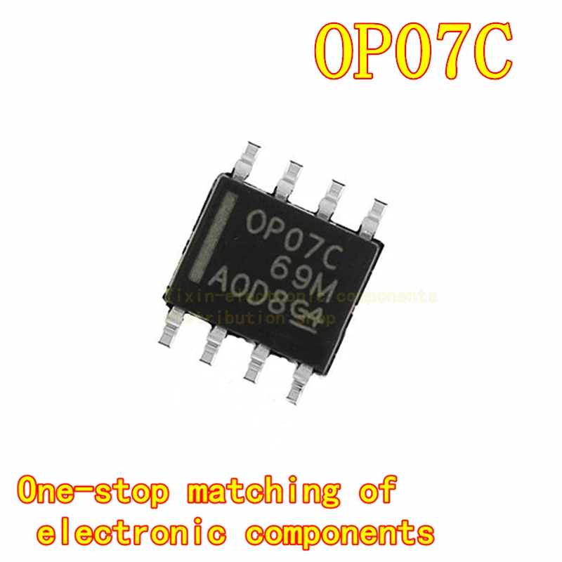 

10PCS/Pack Chip OP07CDR Soic-8 operational amplifier IC chip