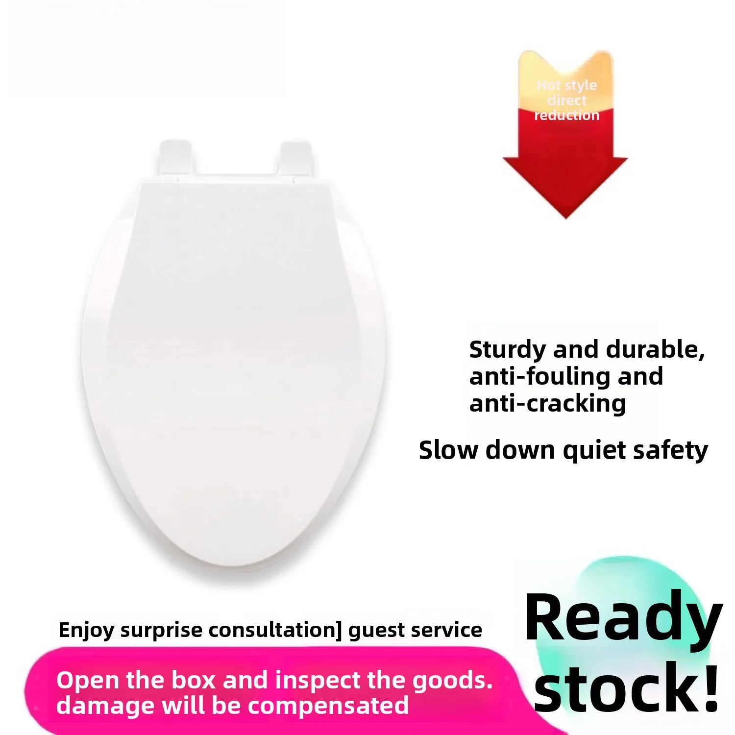 

Чехол на сиденье унитаза, совместимый с Kohler K4713 K4653 K4636 K4087 K8827 K17660, мягкий закрывающийся чехол на сиденье