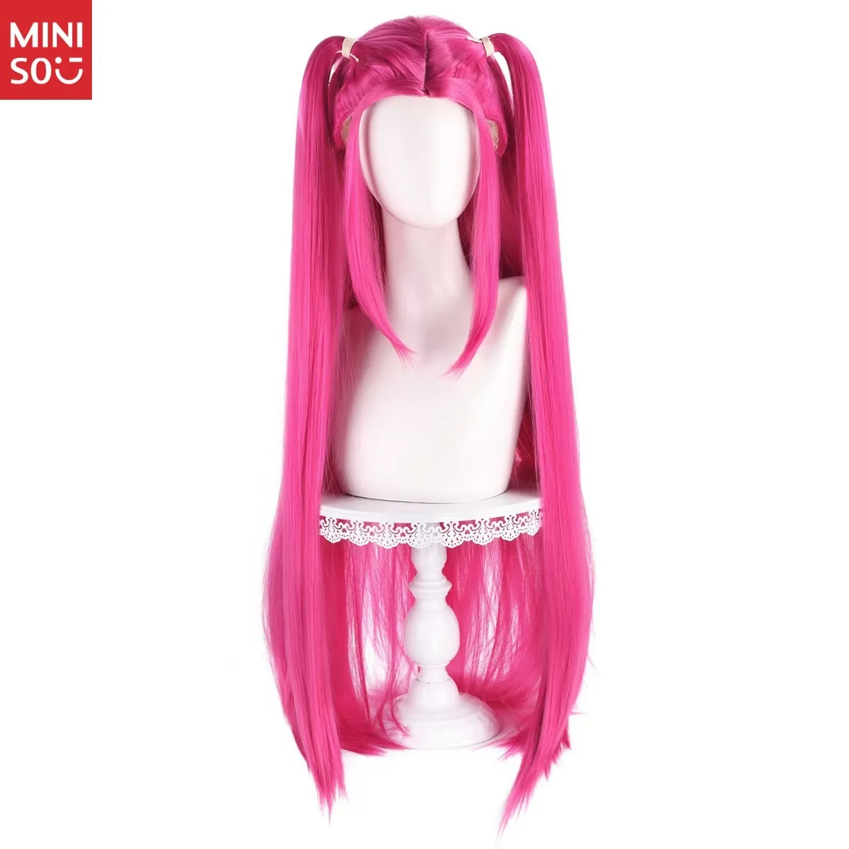 

Witch Hunters Skpop Witch Hunters HUNTR/X Mira Rose Red Long Straight Hair Wig New Spot