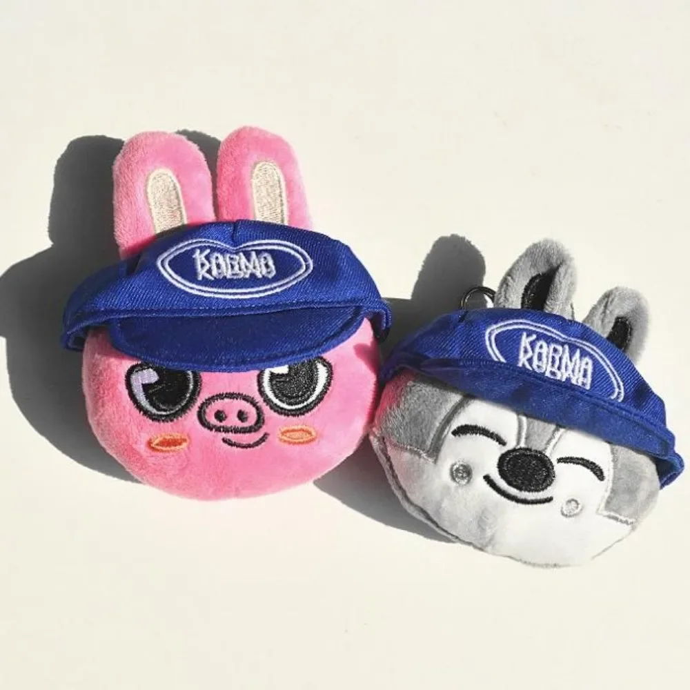 SKZOO Plush Baseball Hat Keychain Plush Doll Karma Plush Keychain Toy Seoul FM Week Cloak Doll Magic School Kid Birthday Gift