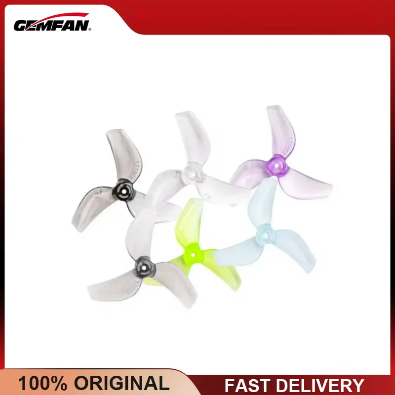 Gemfan 1219S 31mm 3-Blade PC Propeller 1mm Shaft, 4Pairs for Mobula6 65mm TinyWhoop FPV Drone