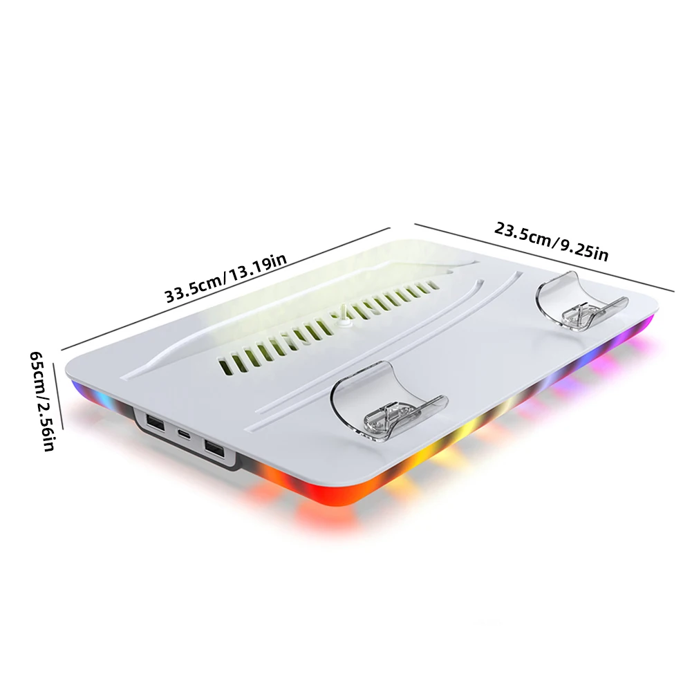 FOR PS5/PS5 SLIM Stand Cooling Charging Station with 3-Level Fan  Controller Charger For Disc & Digital Console Accessories