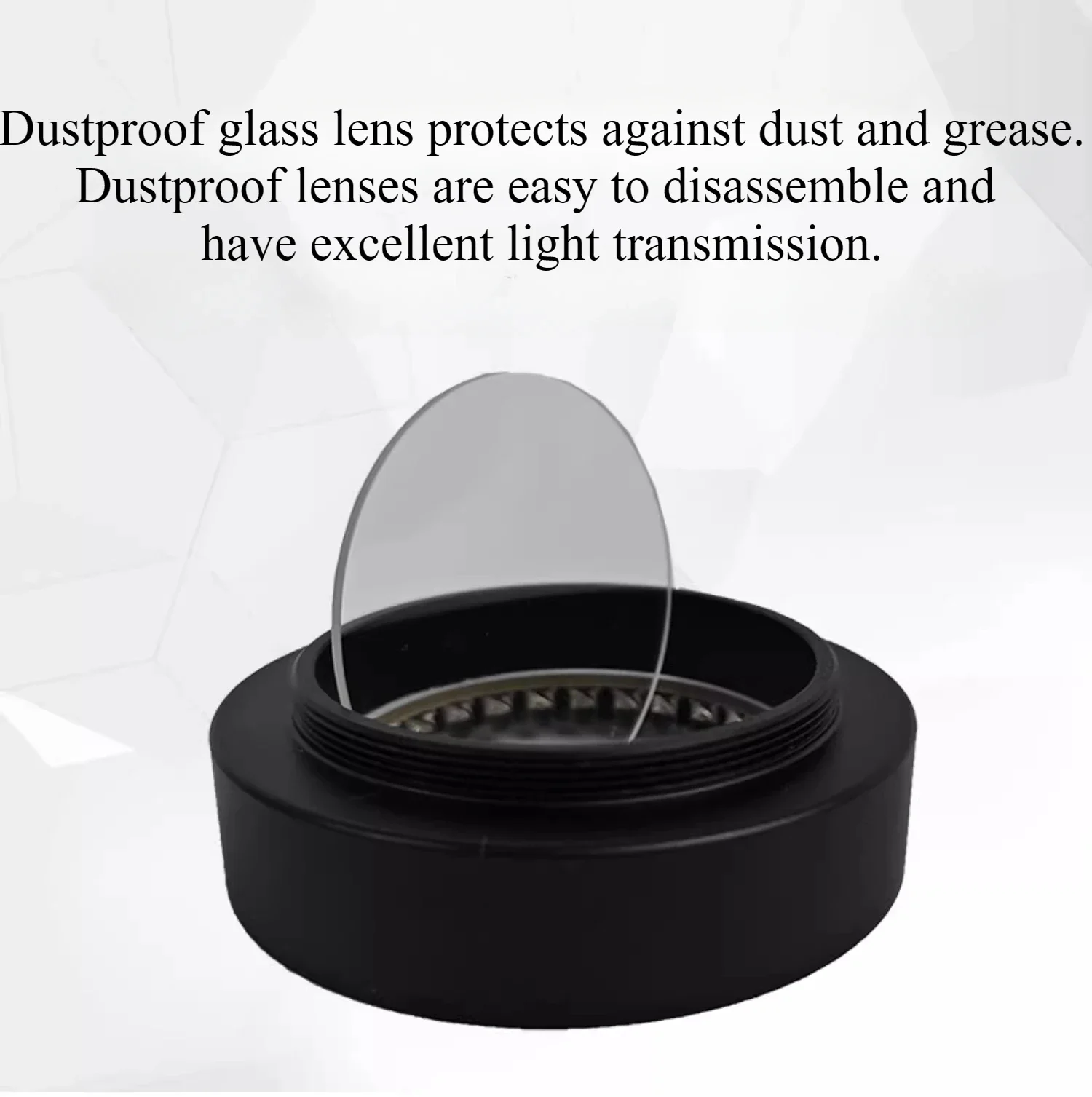 Electron Microscope Light Source Mounting Size 48mm dust and oil-proof LED light with Dust Mirrorfor for Cell Phone Repair