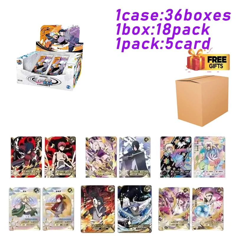 KAYOU Naruto Collection Cards Array Chapter Tier4 Wave2 - Holo Rare Ninja Cards Kids Toys Card Games Board Games
