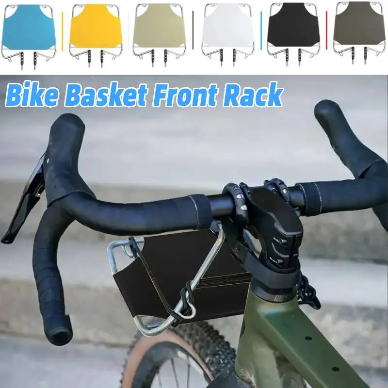 

Складная металлическая передняя сумка для велосипеда, багажник для велосипеда, полка для багажа, съемный кронштейн для хранения аксессуаров для дорожного велосипеда MTB