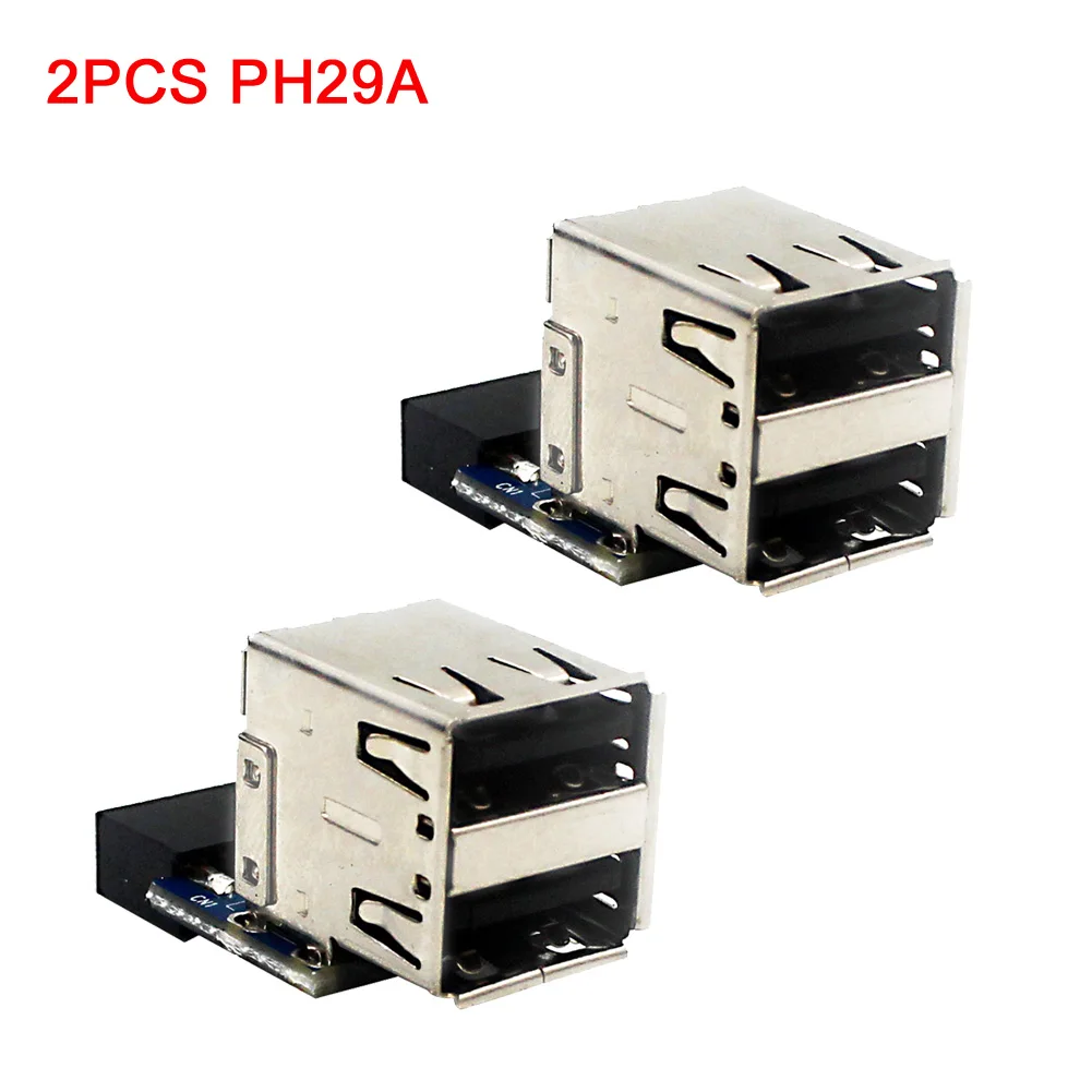 Dây Cáp Nối Dài Bo Mạch Chủ 9pin 1 Sang 2 Male Desktop 9-Pin USB2.0 15
