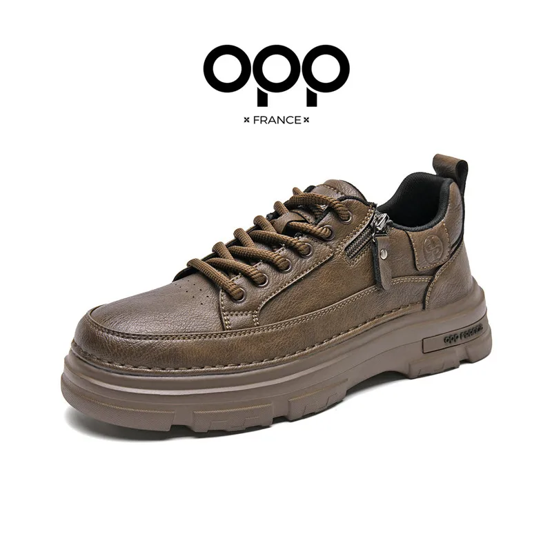 OPP Men's New work Shoes Running Blance Sports 574 Shoes safe Sneakers Genuine Leather work boots view 4