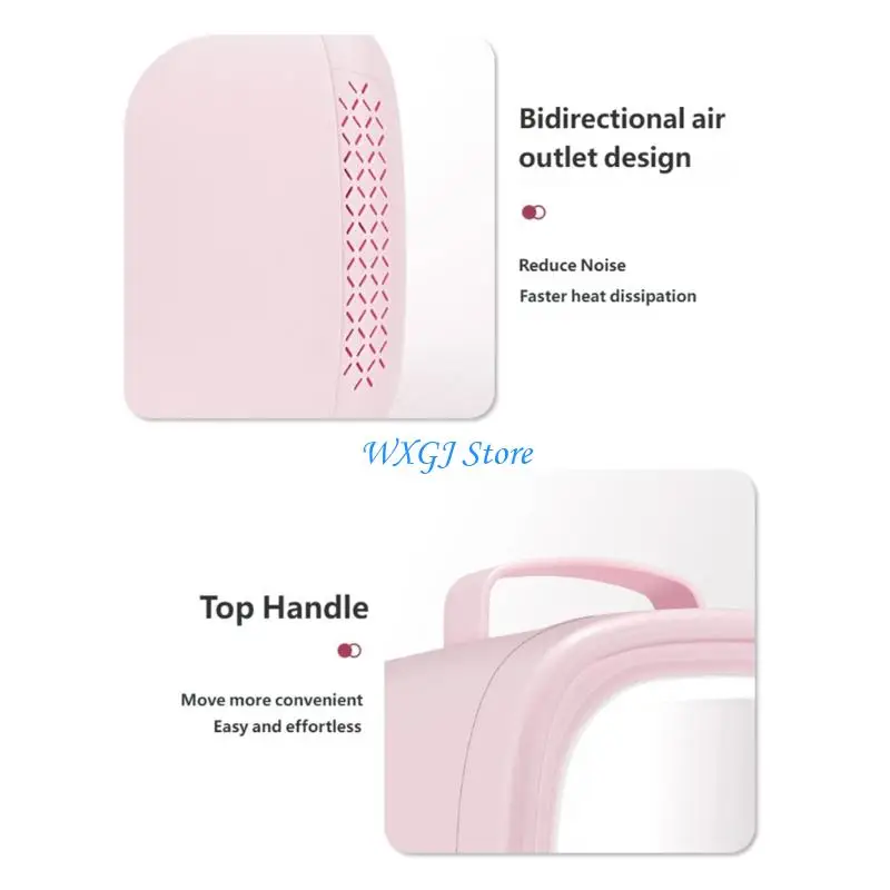 37JE Adaptable Small Fridge For Beauty Products Home And Car Use Lightweight Convenient Rapid Cooling System User Friendly