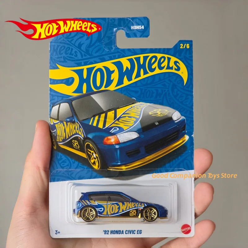 

Original 2026 Hot Wheels 58th Anniversary Limited Edition 92 HONDA CIVIC EG BONE SHAKER 1:64 Scale Die-Cast Vehicle Model Car