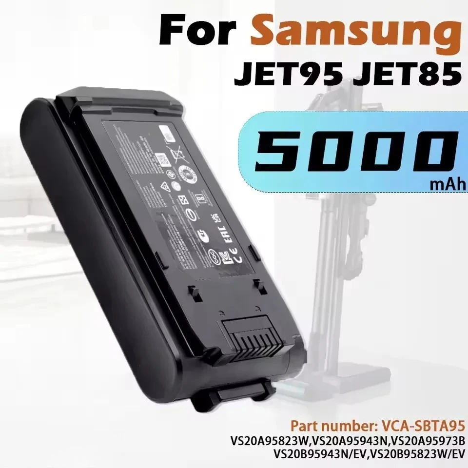 

21.6V 2200-5000mAh Battery Compatible with Samsung JET 95/85 VCA-SBT95 VS20A95823W
