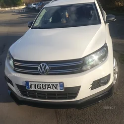 Front Bumper Lip Spoiler Splitter Diffuser Tiguan For Volkswagen Tiguan MK1 5N TSI TDI Basic 2012-2016 Facelift Bodykits Tuning