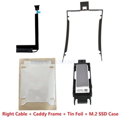 2.5 SSD HDD Hard Drive Left Right Cable Connector Caddy Tray M.2 Case Bracket for Lenovo ThinkPad P50 P51 Laptop DC02C007C10